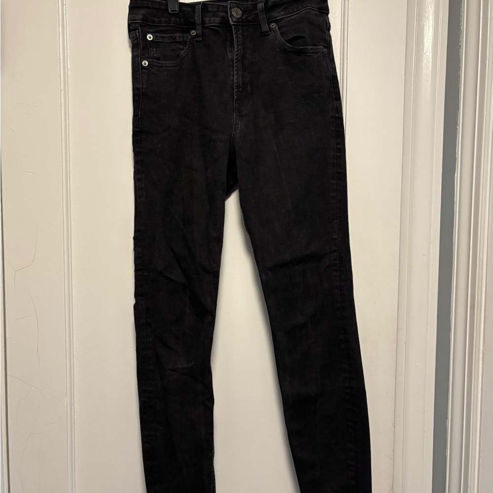 Gap High Rise Black Denim Jeans
